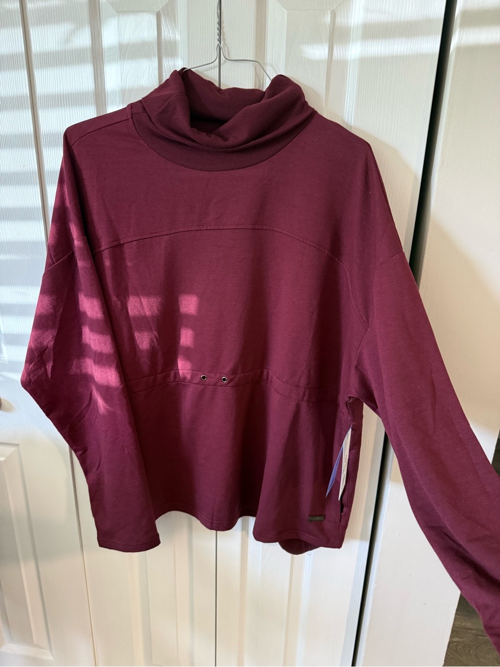 Nine West Burgundy Turtleneck Pullover